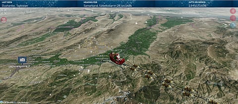 Photo courtesy of www.noradsanta.org