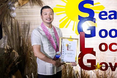 Valenzuela conferred with the most coveted Seal of Good Local Governance