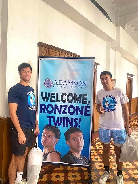 PHOTOGRAPH COURTESY OF ADAMSON
CADE and Austin Ronzone are set to power Adamson University in Season 87 of the UAAP men’s basketball tournament.