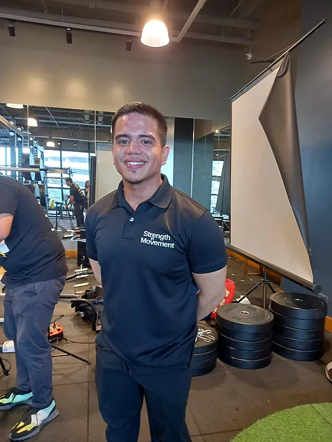 Kinetix Lab’s strength and conditioning coach Miguel Baldovino.