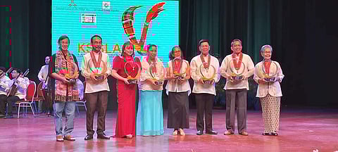 The honorees of the second KSSLAP Awards at the ceremony at the Siliman University in Dumaguete City.(PhotoGRAPH COURTESY OF CCP Cultural Exchange Department)