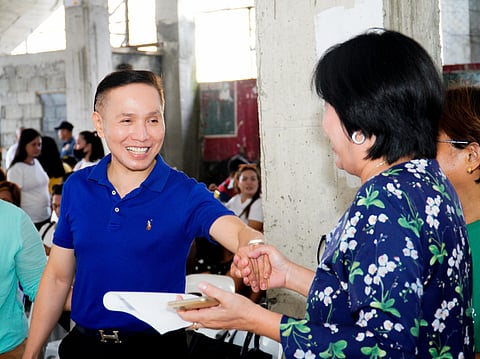 Dr. Rollin Tabuena in one of his outreach programs.