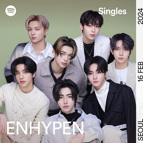 ENHYPEN drops Spotify K-Pop ON! track
