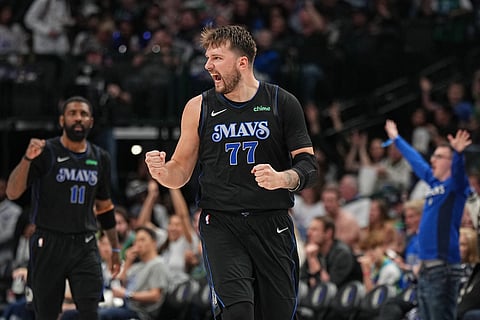 LUKA Doncic dazzles his way to a 41-point performance to lead the Dallas Mavericks to a 123-113 victory over the Phoenix Suns in the resumption of the NBA regular season. | GLENN JAMES/AGENCE FRANCE-PRESSE