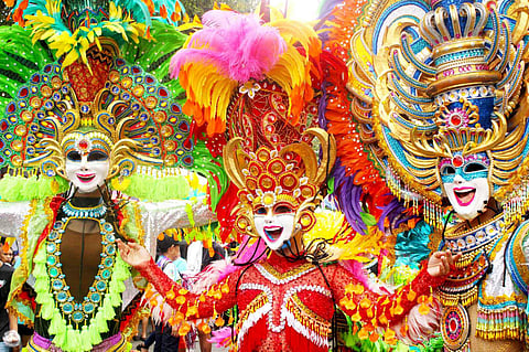 Bacolod’s MassKara Festival dancers join Hong Kong’s Chinese New Year Night Parade