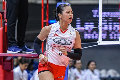 Eya Laure raves about the progress being made by her alma mater University of Santo Tomas in the UAAP women’s volleyball tournament. | Photograph COURTESY OF PVL