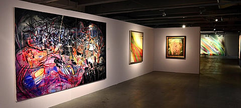 Abstract art exhibit explores women’s place in the world
