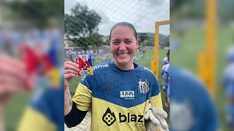 Olivia McDaniel can’t wait to make her debut for Santos FC, the squad made famous by the late Brazilian great Pele. | PHOTOGRAPH COURTESY OF Sereias da Vila/IG