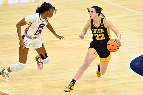 The WNBA believes that Caitlin Clark and other top players will guarantee the league’s stability for the next 30 years. | JASON MILLER/Agence France-Presse