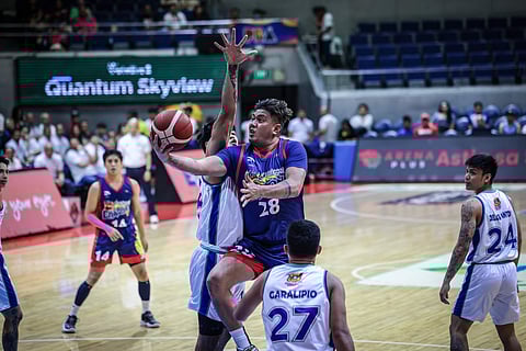 Beau Belga writes a career milestone with first triple-double in Rain or Shines' 110-90 drubbing of Converge. (PBA Images)