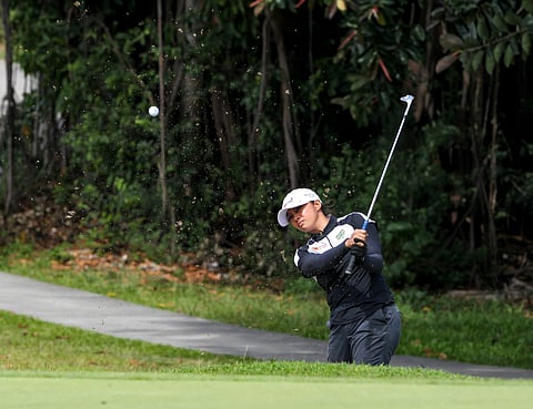 PRINCESS Superal seeks to improve her long game when she competes in the ICTSI Caliraya Springs Championship in Laguna on Tuesday. | PHOTOGRAPH COURTESY OF LPGT