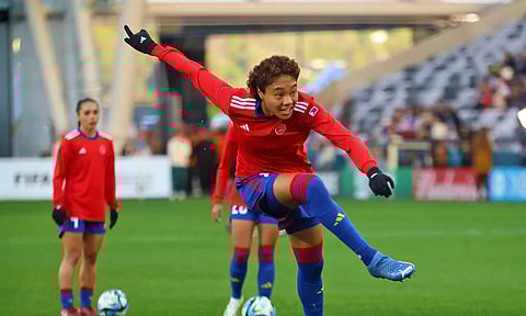 SARINA Bolden will be at the attack zone when the Filipinas face the South Koreans in a pair of friendly matches in Icheon. | PHOTOGRAPH COURTESY OF PFF
