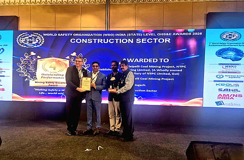 NML Talaipalli receives WSO INDIA OHS&E Awards 2026