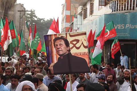 A portrait of Imran Khan