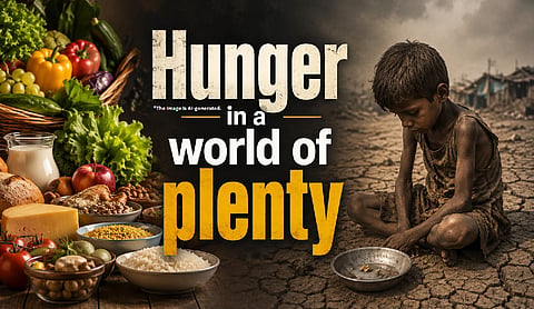 Hunger in a
world of plenty