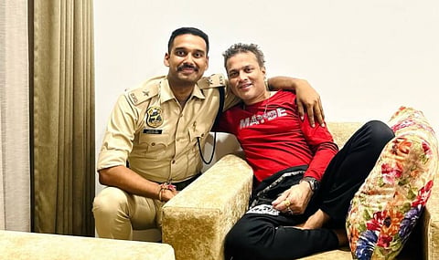 Sandipan Garg (left) with late Assamese singer Zubeen Garg. Sandipan, the singer’s cousin, has become the second accused in the death case to be granted bail.