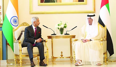 Jaishankar meets Qasimi, discusses ties and Gulf situation
