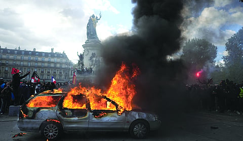 Violence in France over price rise