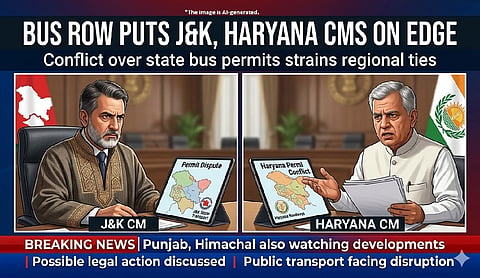 Bus row puts J&K, Haryana CMs on edge