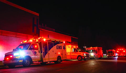 Fire erupts in Alberta after military base incident