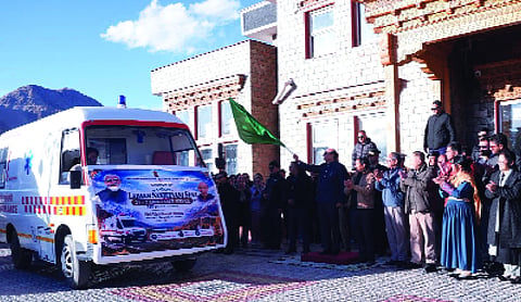 Ladakh LG launches 24x7 ambulance service across 248 villages