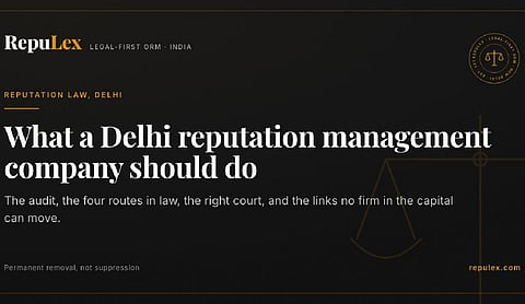 Reputation disputes that begin as a review or a post in Delhi often end before a court in the city.