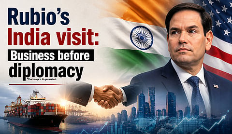 Rubio’s India visit: Business before diplomacy