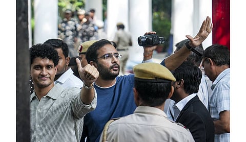 CJP leaders Saurav Das and Ashutosh Ranka