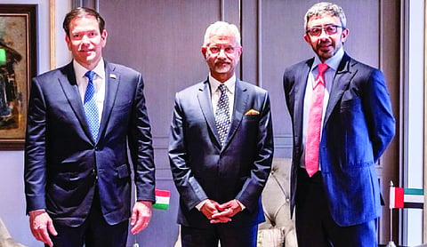 Jaishankar, UAE counterpart discuss West Asia, trade ties