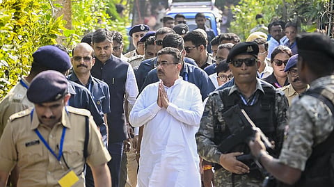 Suvendu Adhikari says only Sanatan Dharma followers will be allowed to touch Durga idols during immersion in the Hooghly river, citing religious traditions.
