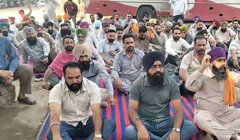 Punjab employees continue protest as transport workers extend strike indefinitely.