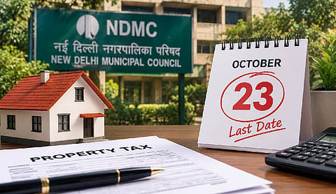 NDMC gives residents till October 23
to object to new property tax system