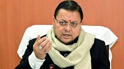 Chief Minister Pushkar Singh Dhami pti