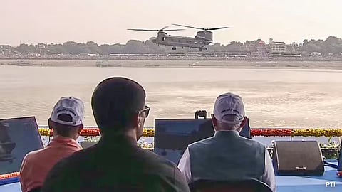 PM Modi witnesses IAF’s ‘Wings over Ganges’ air show in Varanasi