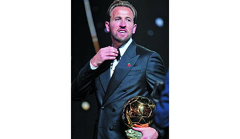Kane becomes first Englishman in 25 years to win Ballon d’Or