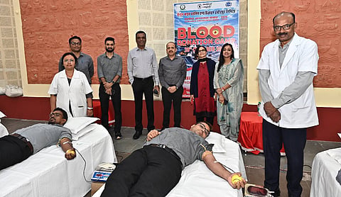 153 units collected in CMPDIL blood donation camp