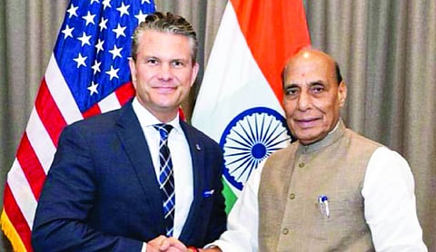 Rajnath, Hegseth review defence framework