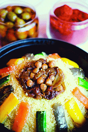 Slow-cooked meat and sweet somethings