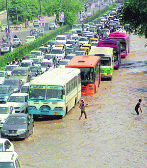 Drainage nightmare in Delhi on Yamuna push