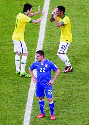 Inspired Brazil see off Italy