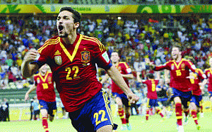 Spain set showdown with Brazil