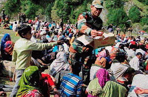 Pilgrims rescued, foodgrain shortage in some U'khand villages