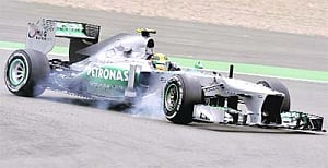 Hamilton, Mercedes cars dominate 1st practice