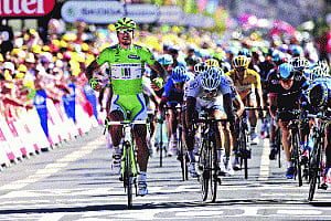 Sagan sprints his way to 7th stage win