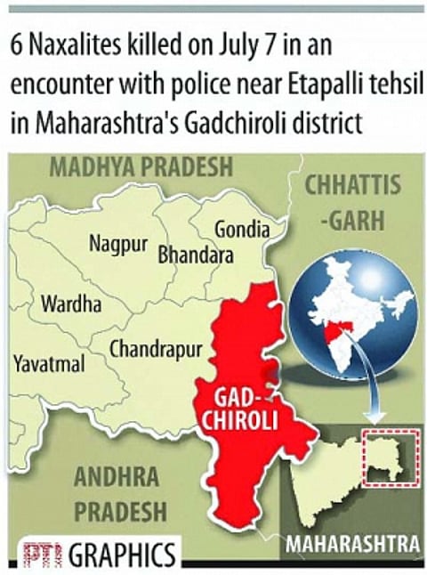6 Naxals shot in Gadchiroli encounter, arms seized