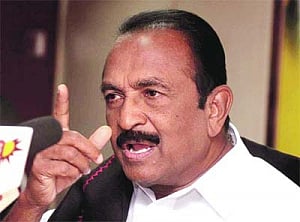 Vaiko against DMK chief's Sethu design