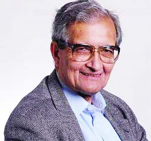 Amartya Sen tones down