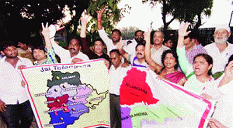 Celebrations, protests in AP