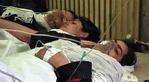 55 girl students taken ill after drinking water in school