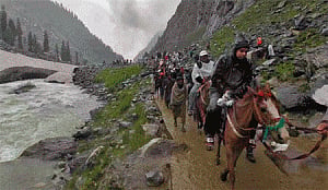 Amaranth yatra from Jammu remains suspended for 2nd day